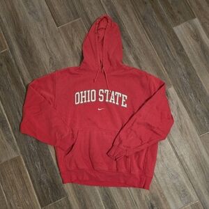 Y2K Red Ohio State University Hoodie Sweatshirt
